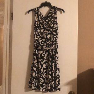 Black and white dress